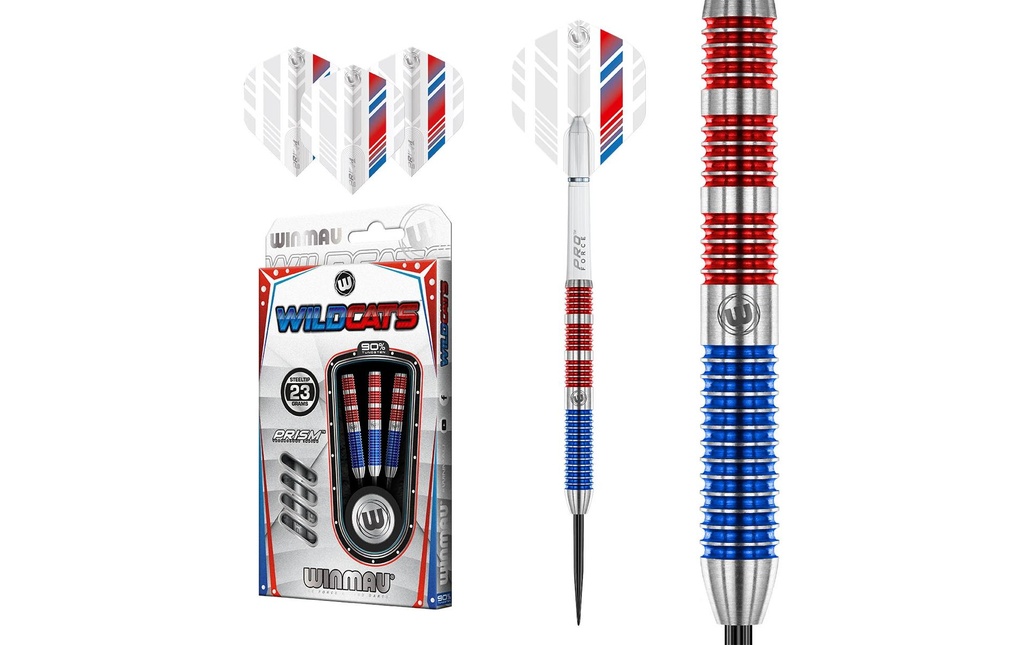 Winmau Fléchettes Steeldart Wildcats 3 pièces