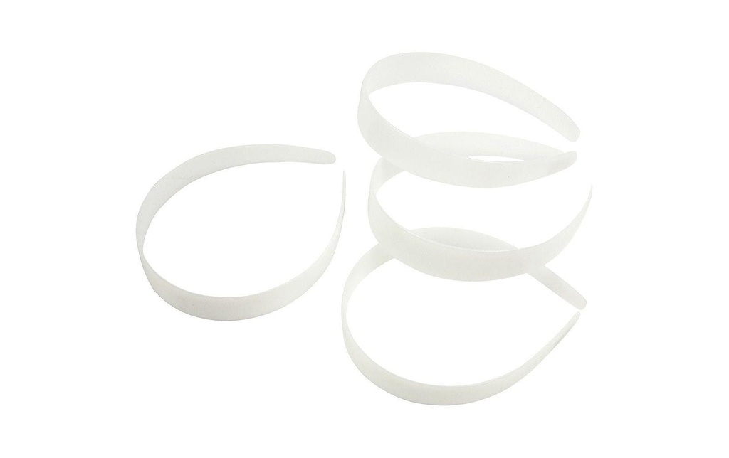 Creativ Company Serre-tête 25 mm, Blanc