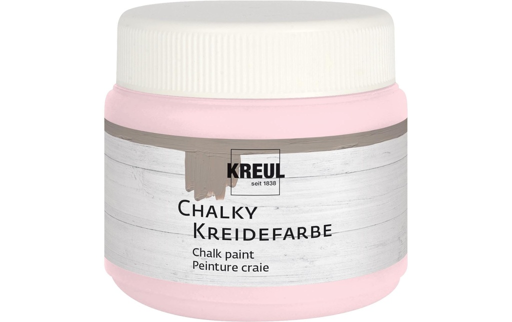 Kreul Peinture à la craie Chalky Mademoiselle Rosé, 150 ml