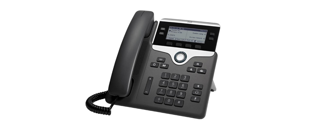 Cisco Téléphone de bureau 7841 Noir