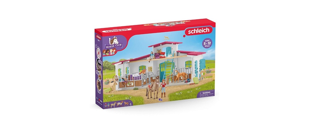 Schleich Ensemble de pions Horse Club Centre équestre