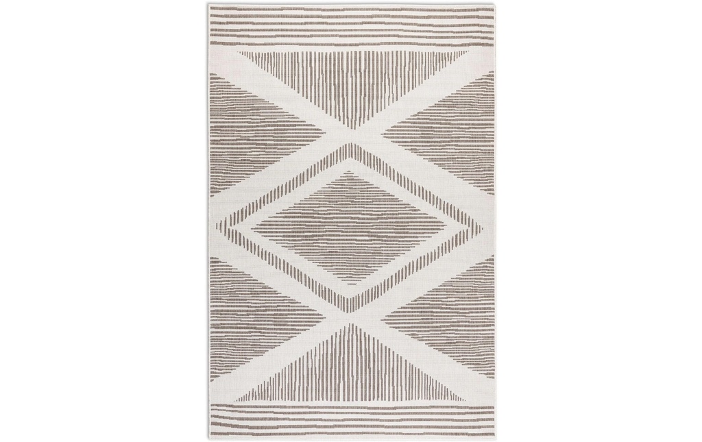 Elle Decoration Tapis Rhombe 160 x 230 cm, lin