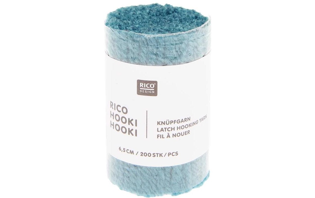 Rico Design Fil à nouer Hooki Turquoise
