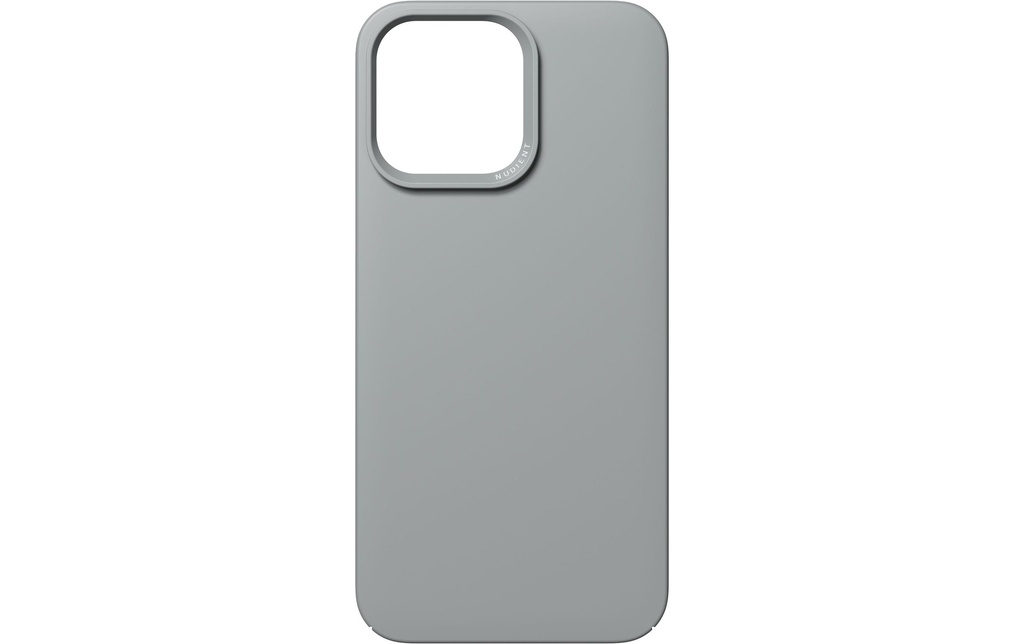 Nudient Coque arrière Thin Case Magsafe iPhone 14 Pro Max Concrete Grey