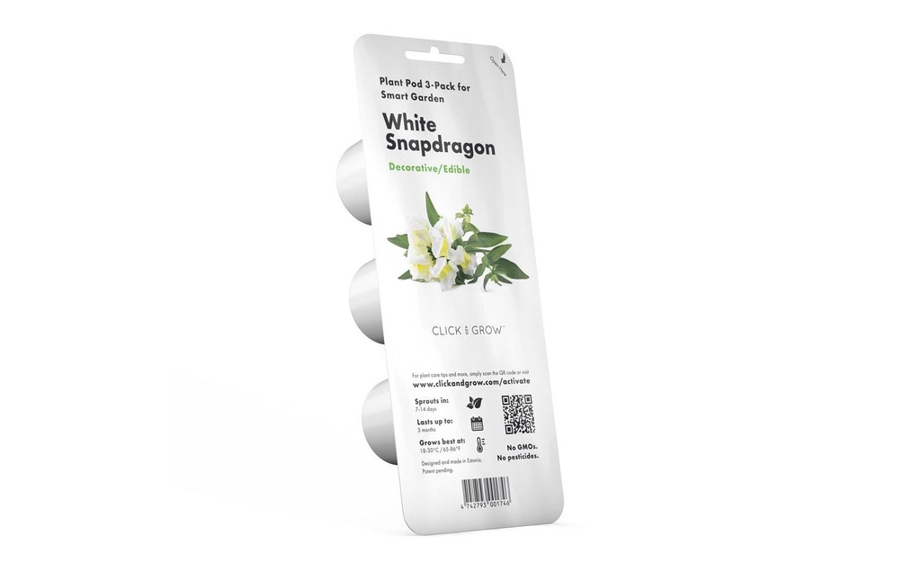 Click and Grow Semence Muflier blanc Paquet de 3
