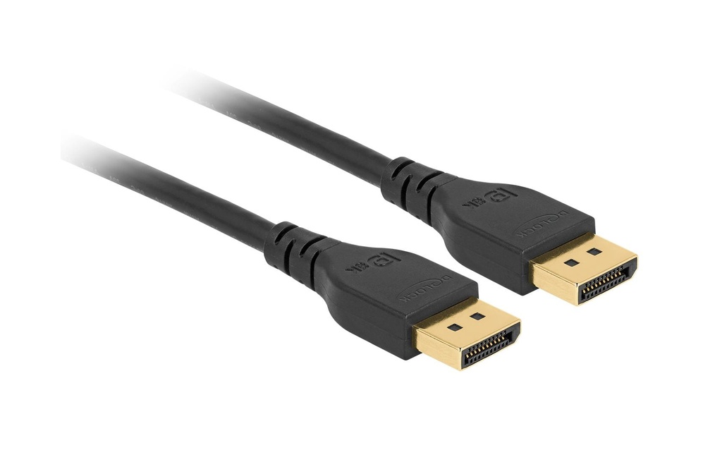 Delock Câble DisplayPort, 8K/60Hz sans fonction de verrouillage, 3m