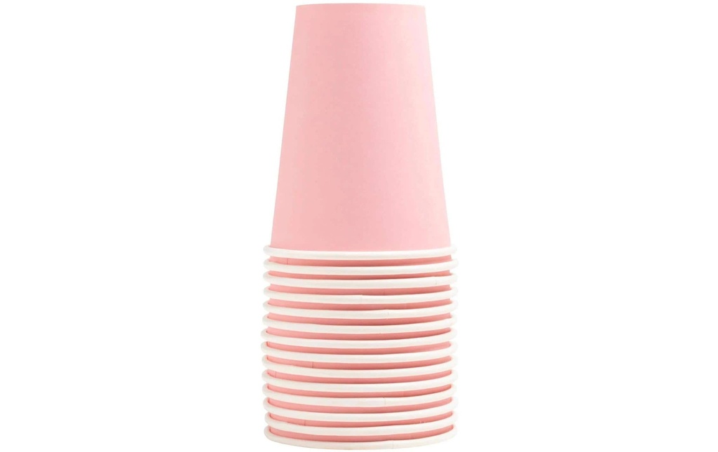 PRO nappe Gobelets jetables 2 dl, 15 Pièce/s, Rose