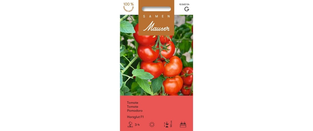 Samen Mauser Semence Harzglut à la tomate