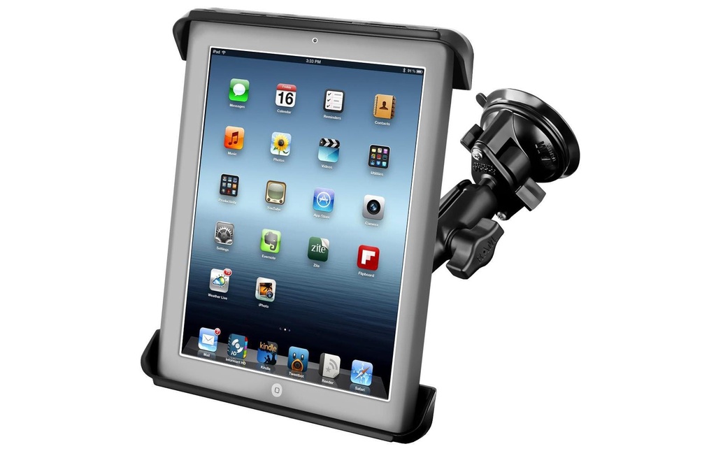 RAM Mounts Supports pour tablette Tab-Tite, avec ventouse Twist-Lock