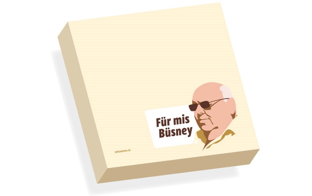 Swissmeme Notes adhésives Büsney, 7 x 7 cm, 50 feuilles