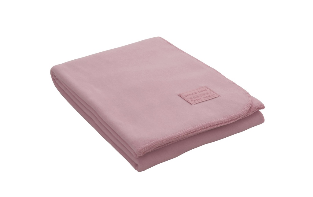 Eskimo Couverture Edelvelours Vieux rose, 150 x 200 cm