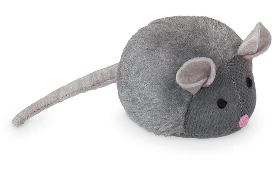 Nobby Jouet pour chat Souris avec voix, 15 cm, gris