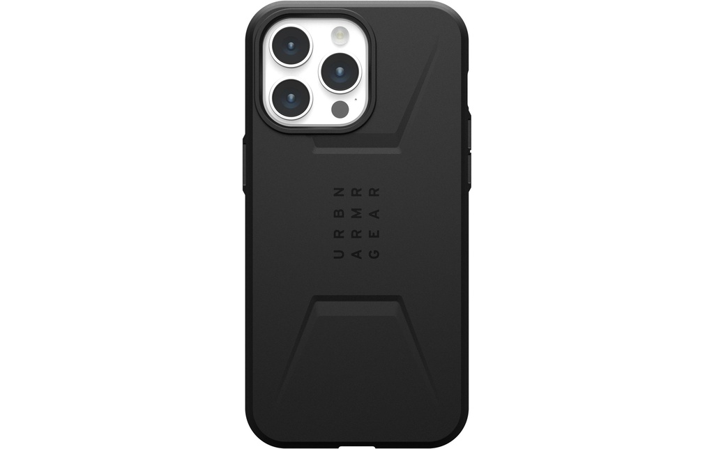 UAG Coque arrière Civilian Case iPhone 15 Pro Max Black