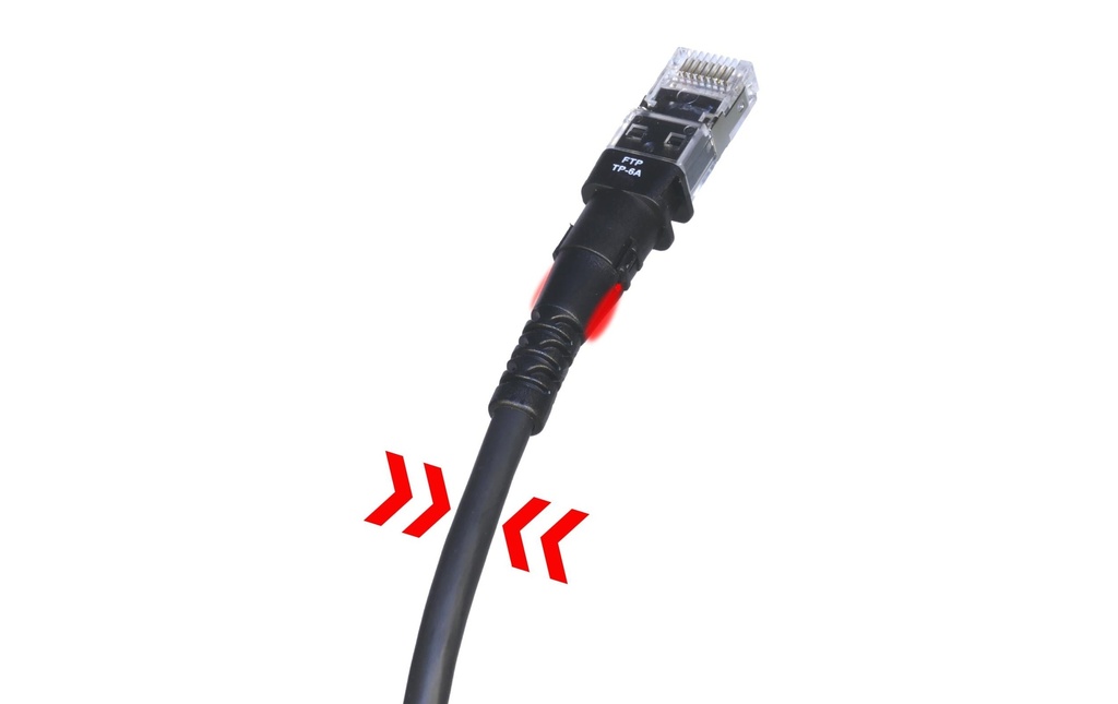 Patchsee Câble patch ThinPATCH Cat 6A, U/FTP, 4.9 m, Noir 10 pièces