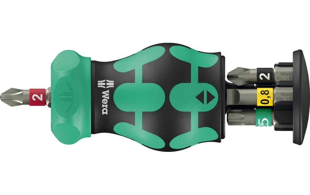 Wera Kraftform Kompakt Stubby Magazine RA 2, 6 pièces
