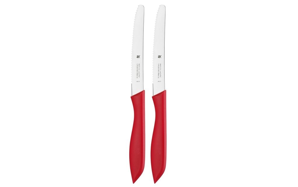 WMF Couteau de cuisine Set 2 pièces, rouge