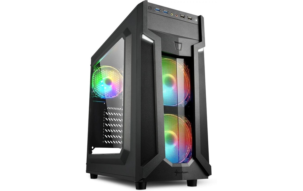 Sharkoon Boîtier d’ordinateur VG6-W RGB