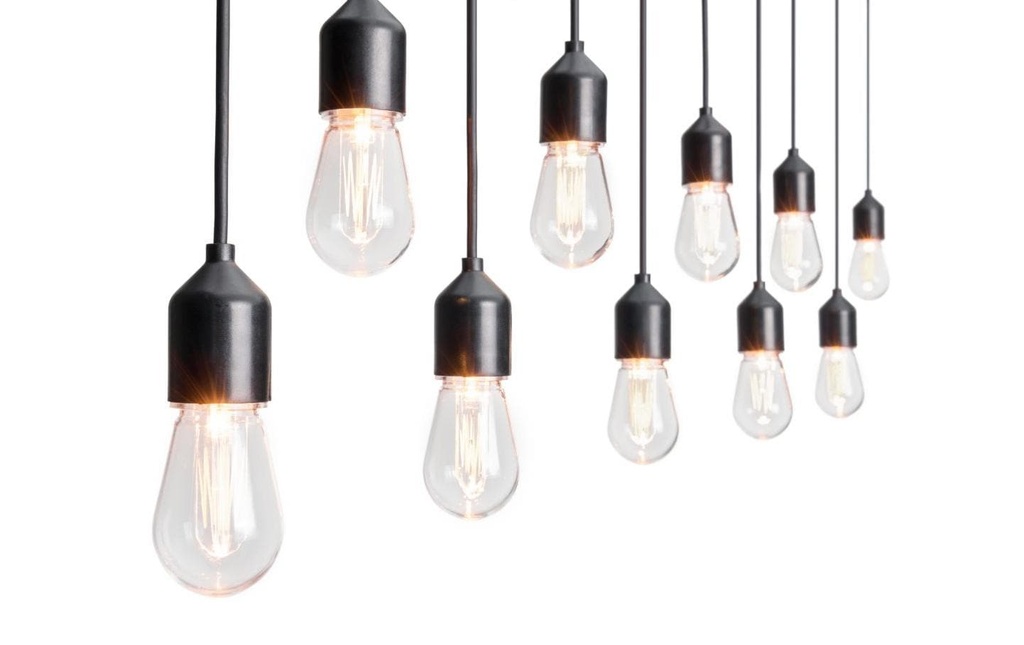 STT Guirlande lumineuse Edison Partylight S, 10 LEDs, 3 m, transparent