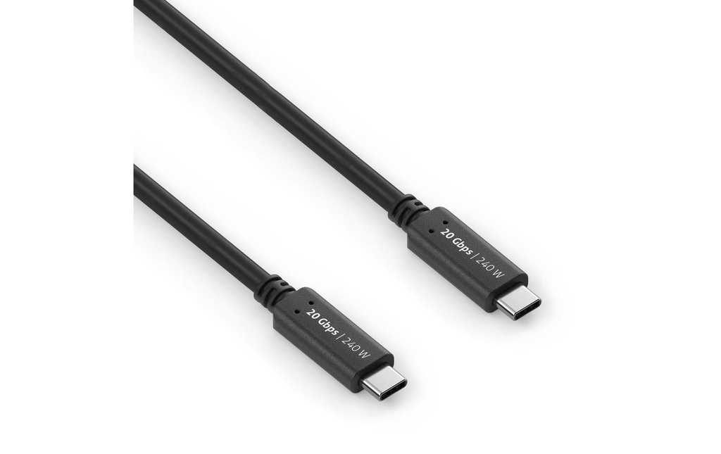 PureLink iSeries Câble USB4 20Gbps, 240W USB-C - USB-C 1.5 m, Noir