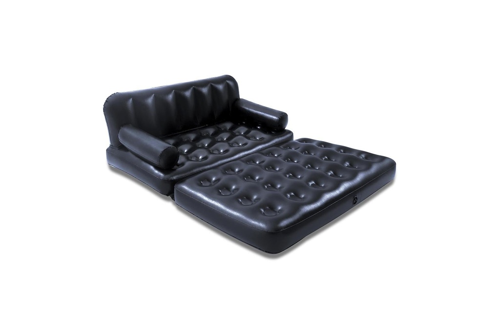 Bestway Canapé gonflable Multi-Max, 5 en 1 noir, 188 x 152 cm