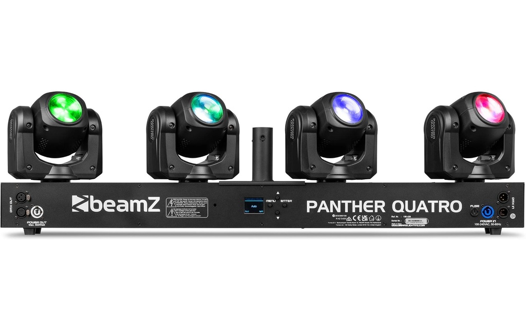 BeamZ PANTHER Barre lumineuse LED avec 4 têtes mobiles