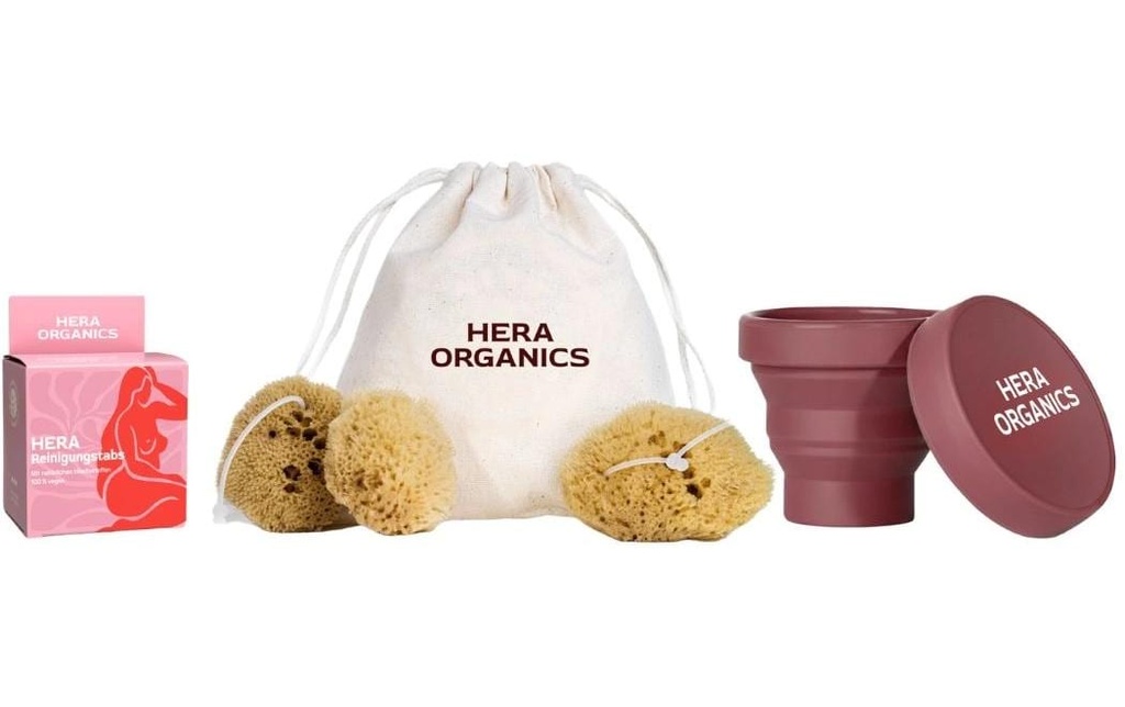 Hera Organics Kit de démarrage éponges menstruelles Taille M