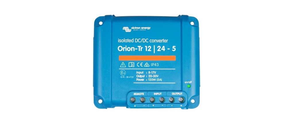 Victron Convertisseur de tension DC/DC Orion-Tr 12-24 V, 5A 120 W