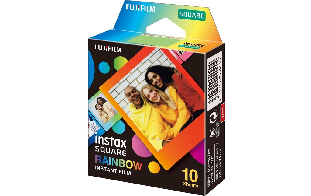 Fujifilm Instax Square 10 feuilles Rainbow