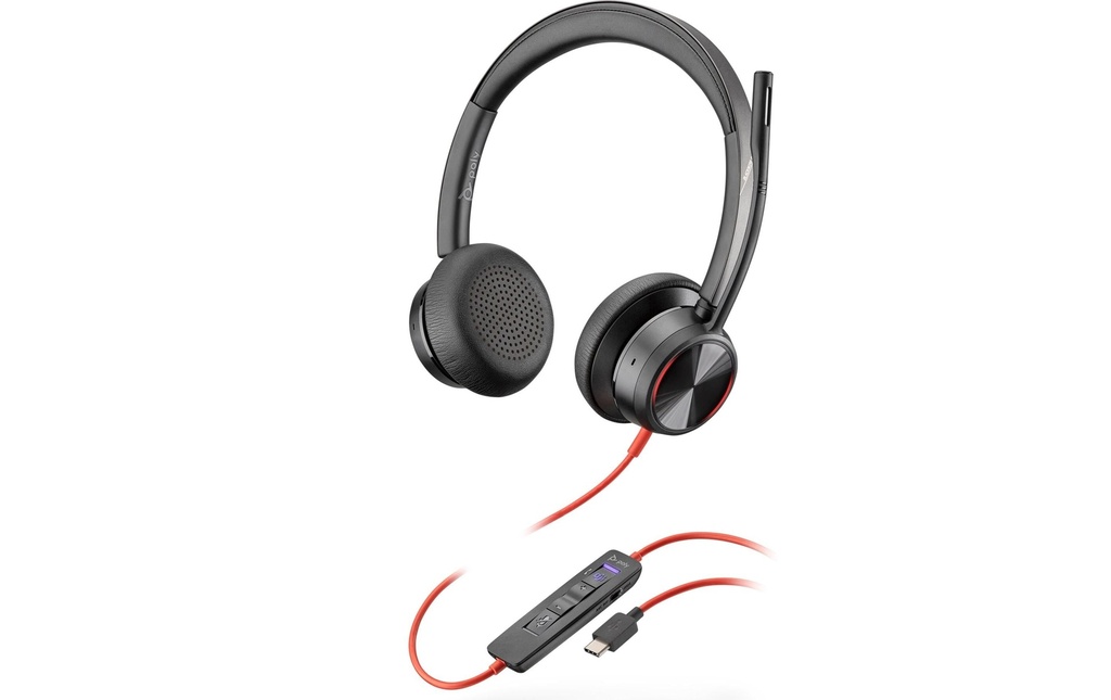 HP Casque avec micro Poly Blackwire 8225 MS USB-A/C