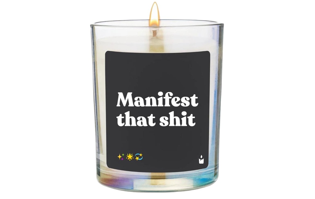 ChattyCandles Bougie parfumée Manifest that shit 6.7 x 8 cm