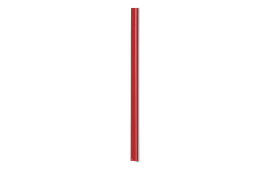 DURABLE Rail de serrage 3 mm, Rouge, 50 rails