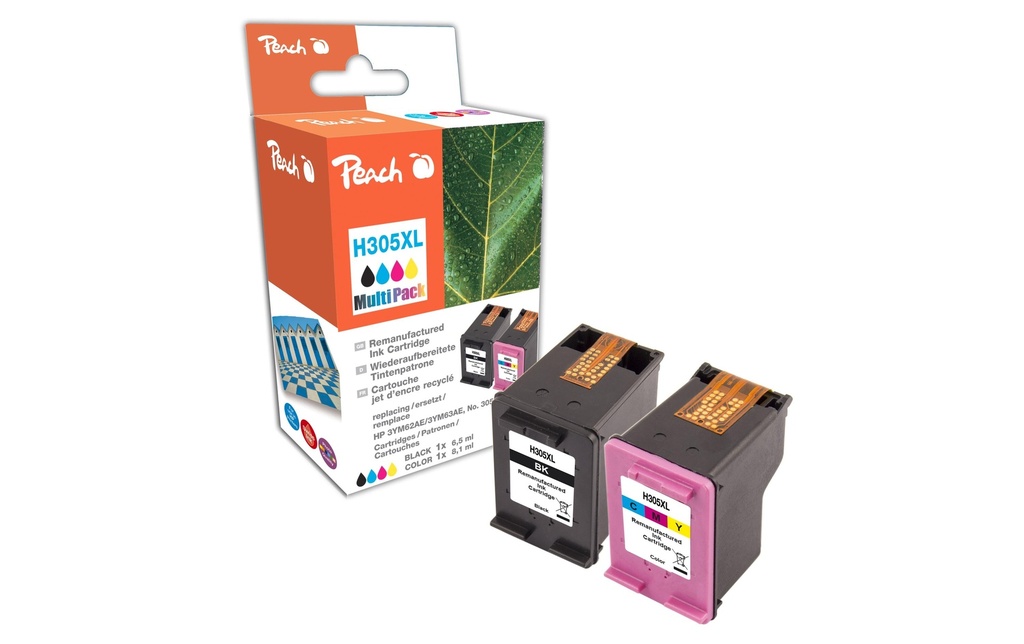 Peach Encre HP Nr. 305XL / 6ZA94AE 1x noir, 1x couleur