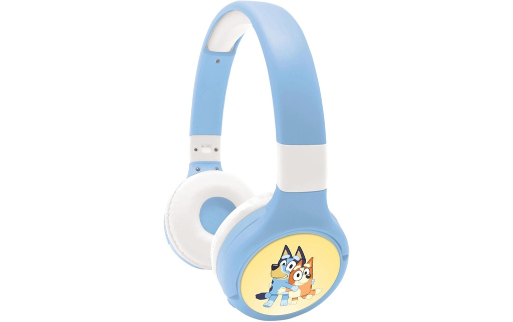 Lexibook Casque pour enfants Bluey 2-in-1 Bluetooth Blanc/Bleu clair