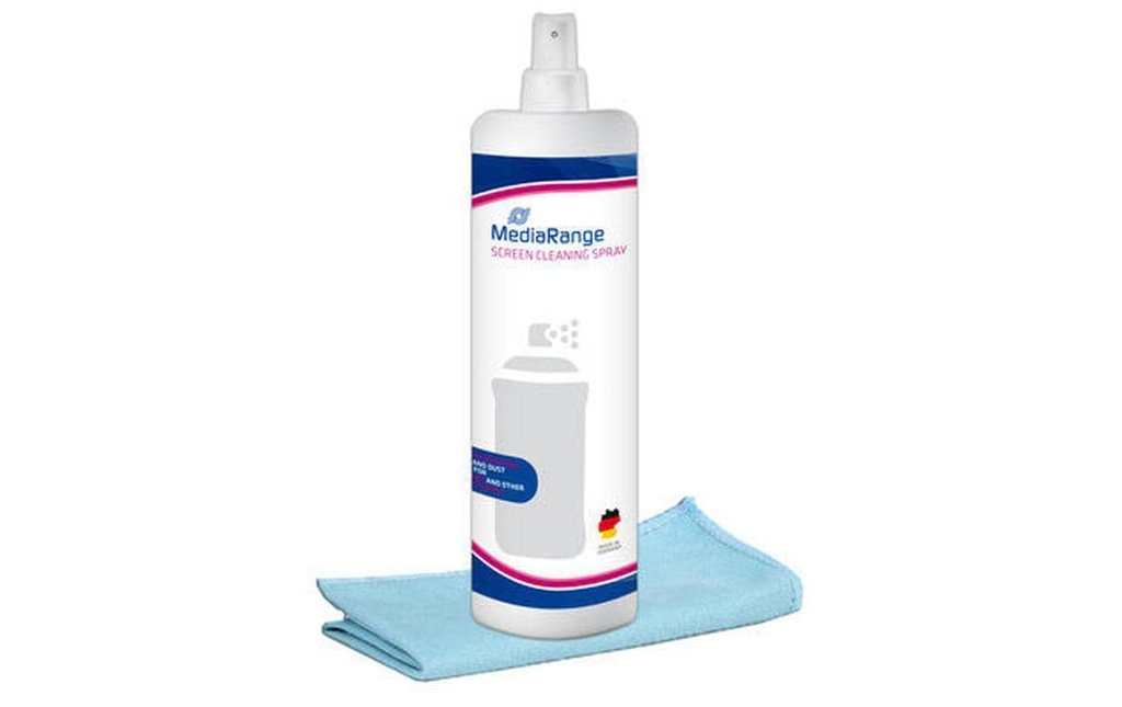 MediaRange Nettoyant en aérosol et chiffons 250 ml