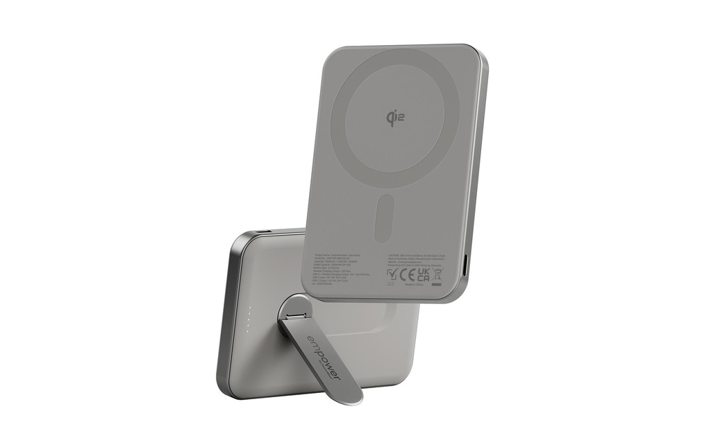 emPower by PanzerGlass Chargeurs portatifs avec Spin Stand Titanium 5000 mAh