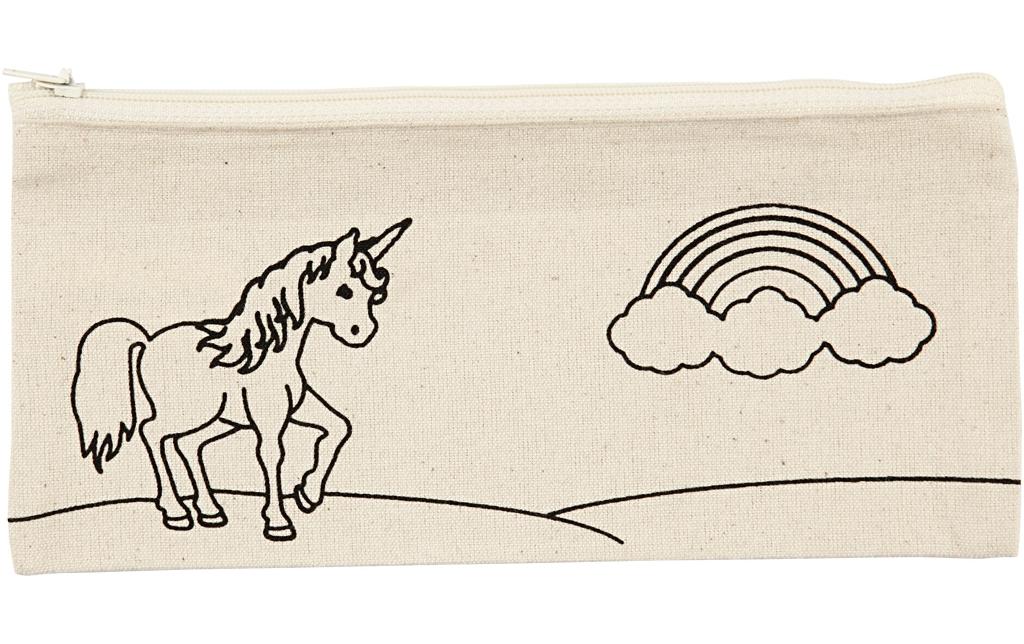 Creativ Company Étui Licorne 21 x 9 cm