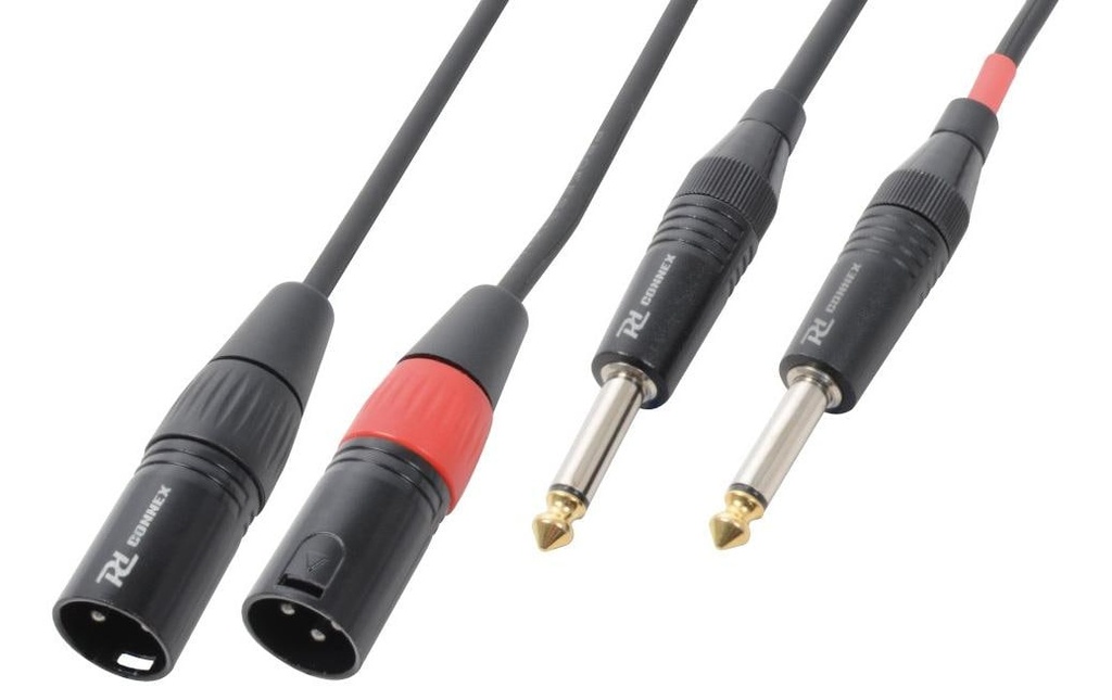 PD Connex CX64-1 XLR 3 pôles, mâle - jack 6.3 mm, mâle 1.5 m