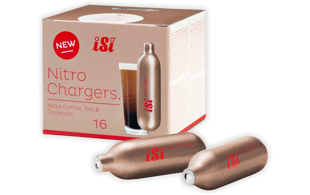 ISI Capsules pour Bläser Nitro 1 litre 16 pièces