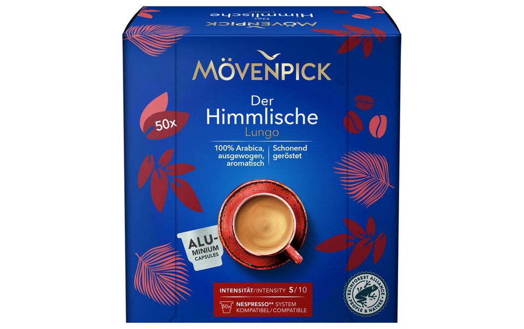 Mövenpick Capsules de café Der Himmlische 50 pièce
