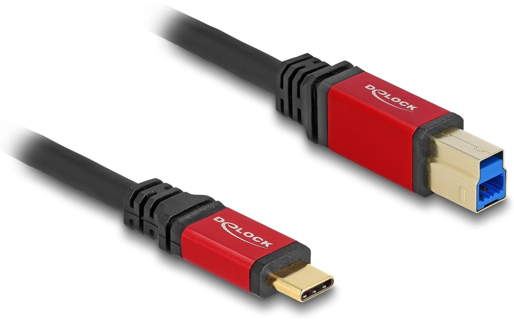 Delock Câble USB 3.0 5 Gbps USB-C - USB-B 1 m