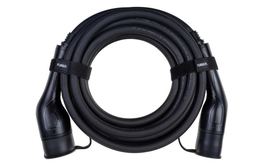 FURBER.power Câble de chargement FREYJA type 2 22 kW 8 m