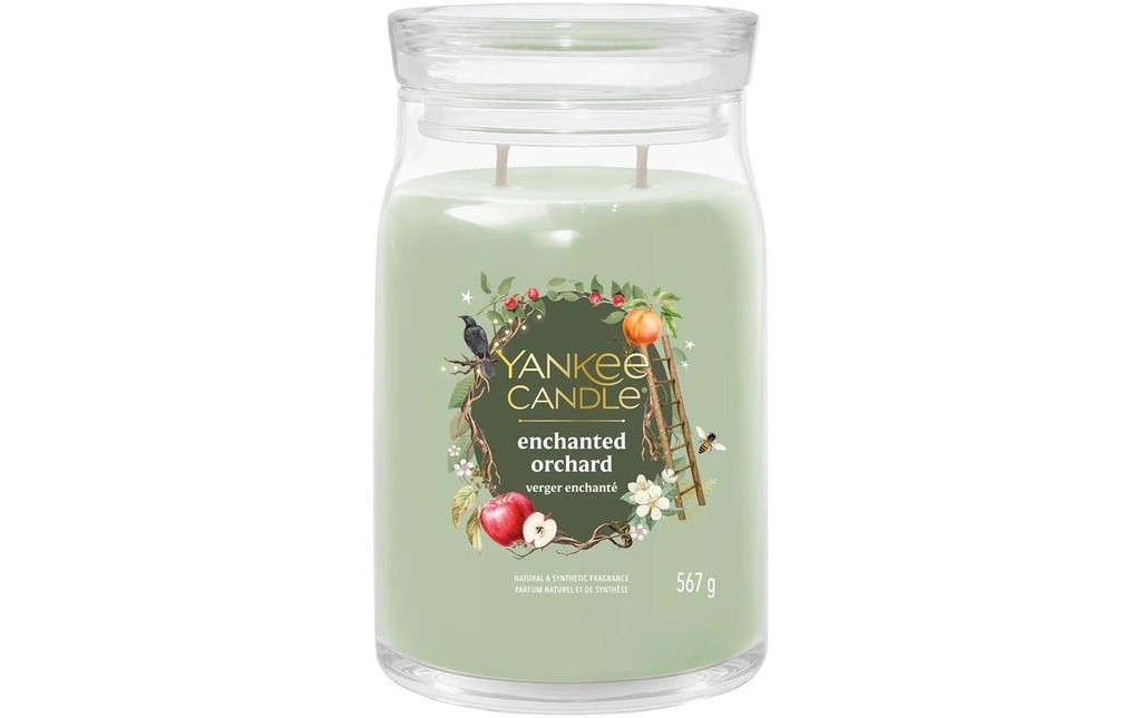 Yankee Candle Signature Bougie parfumée Enchanted Orchard Grand pot