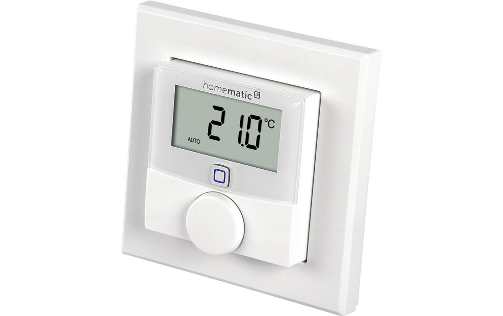 Homematic IP Smart Home Thermostat mural sans fil avec capteur d'humidité