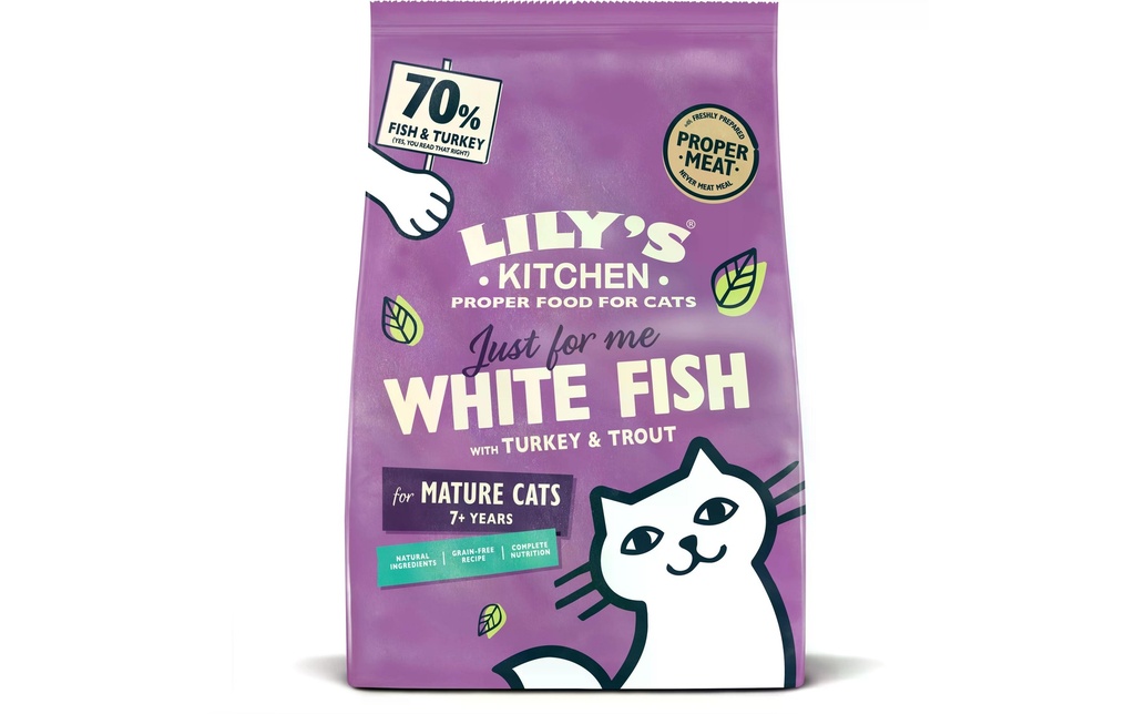 Lily's Kitchen Alimentation sèche Senior Poisson, 800 g