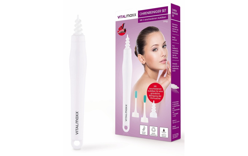 VITALmaxx Set de bâtonnets pour les oreilles 18 pcs.
