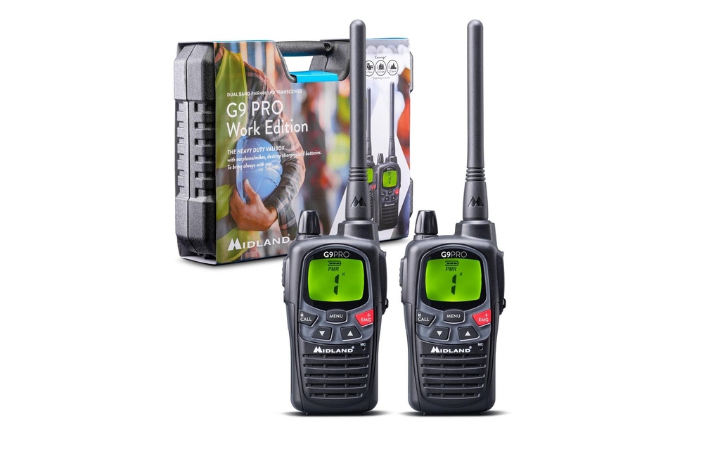 Midland Appareils radio G9 Pro, Lot de 2