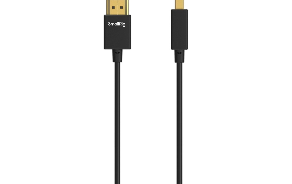 Smallrig Câble de données HDMI 4K ultra-mince (D to A) 0.55 m