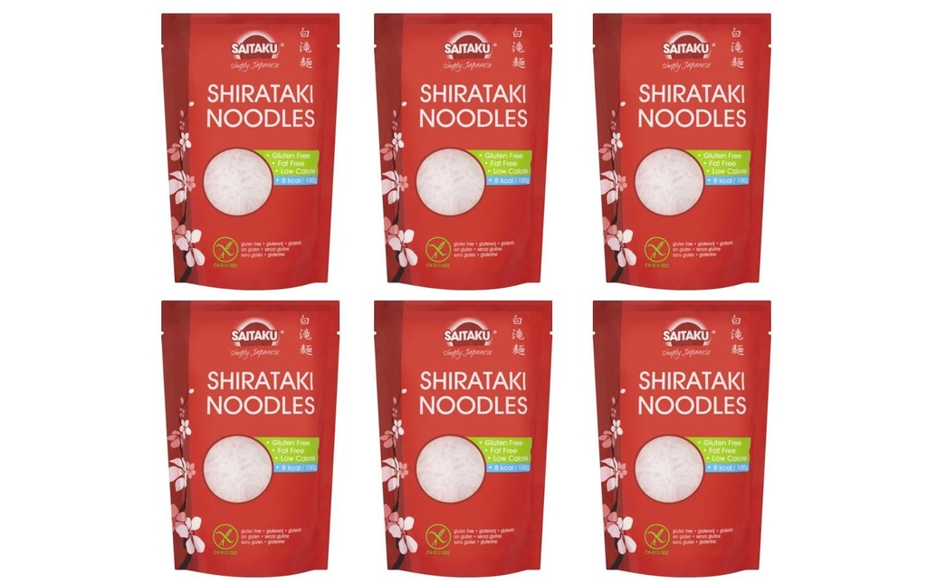 Saitaku Shirataki Noodles 6 x 200 g