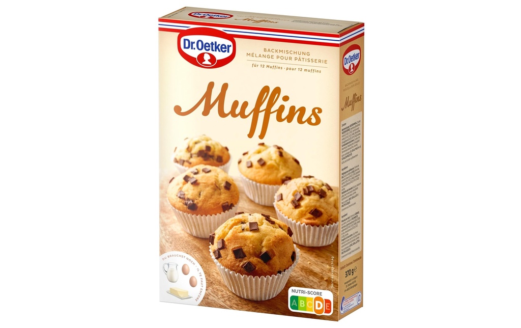 Dr.Oetker Préparation à gâteau Muffins 380 g