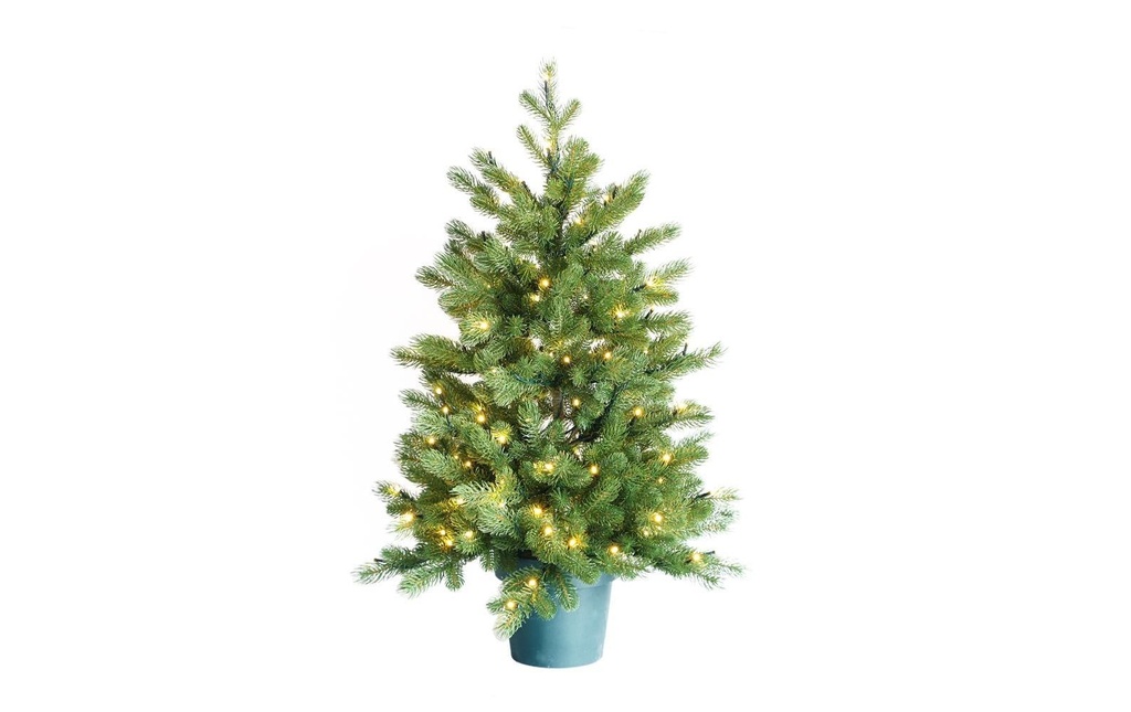 Botanic-Haus Sapin de Noël De Luxe 144 LEDs Easy Shape 90 cm